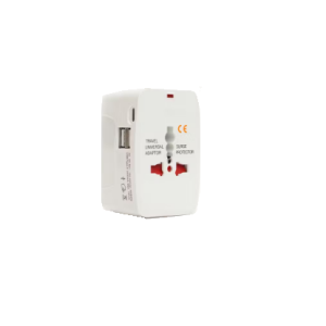 931E 2USB+1Type-C Universal Travel Adapter