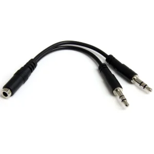 AUX Female – 2 AUX Male Cable