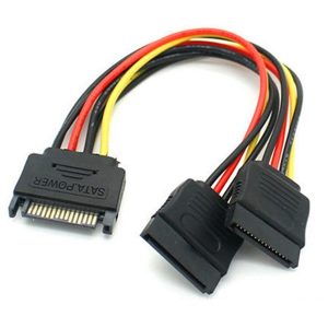 SATA Power Male – 2 SATA Female Adapter