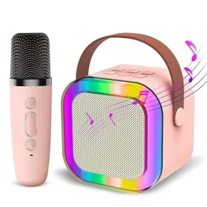 K12 Bluetooth Karaoke Microphone + Speaker (Single Mic)