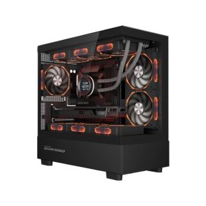 Armaggeddon Aquaron Duplex Pro Micro-ATX Gaming Case – Black