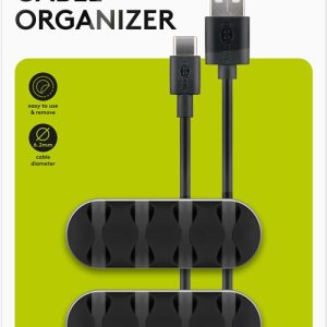 Goobay Cable Management 4 Slots 2-Piece Set – Black