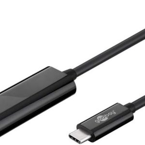 Goobay USB-C to HDMI Adapter 1.8n Cable (4k @ 60 Hz) – Black