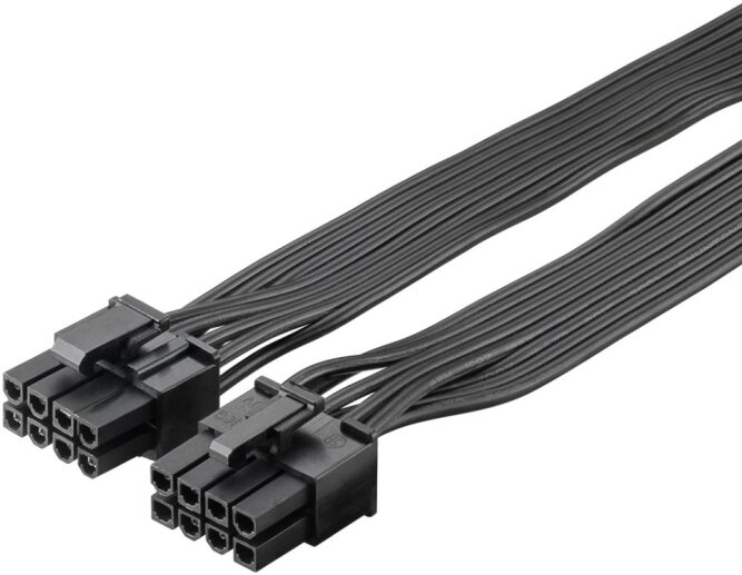 Goobay Power Supply Cable 8-Pin Male to Dual 6+2 Male for PCIe - Image 3