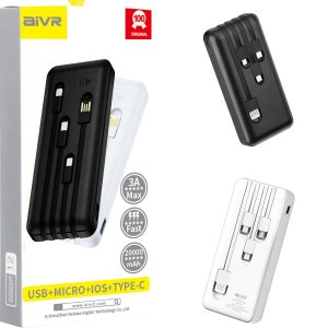 Aivr Y112 20000mAh Power Bank W/Cable
