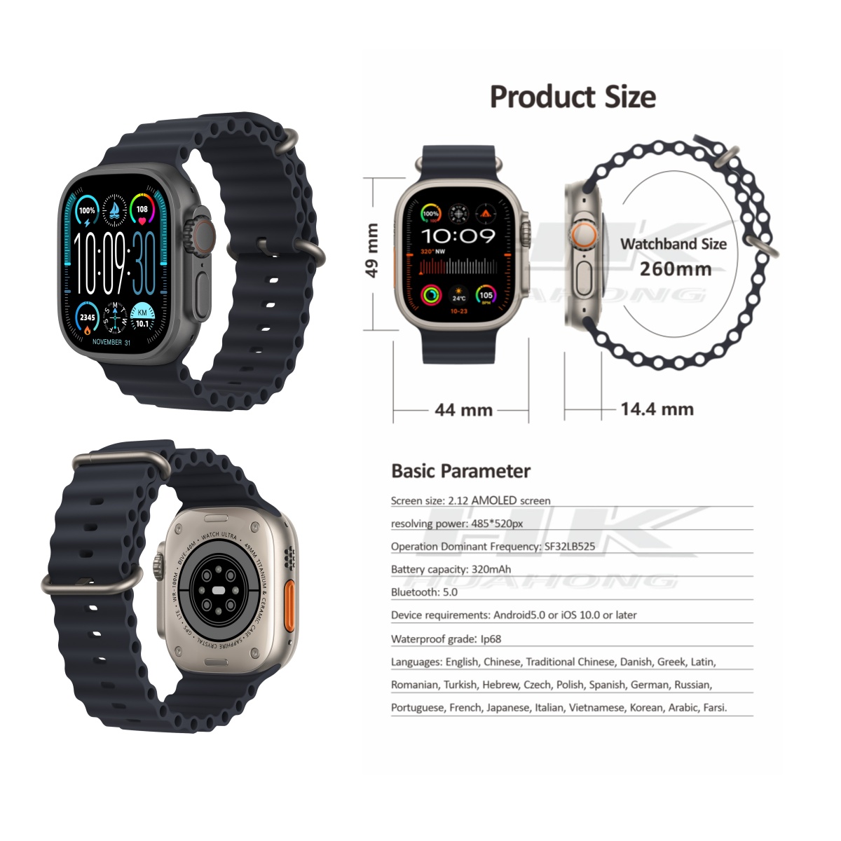 HK9 Ultra 2 Max Smart Watch - Image 2