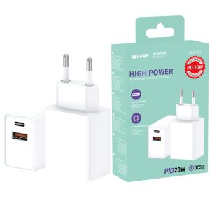 Aivr A138-EU PD20W+QC3.0 Charger