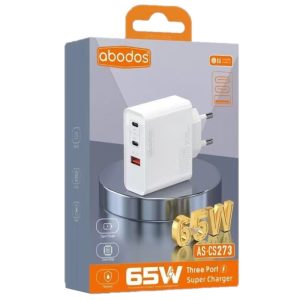 Abodos AS-CS273 2*PD+QC3.0 65W Charger