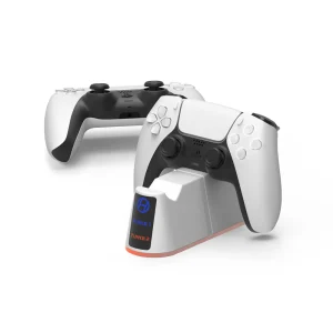 Hyperkin GigaBlast Dual Controller Super Charging Station for PS5 DualSense – White
