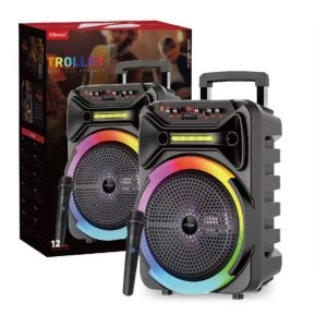 KTS-2162 Bluetooth 12″ Speaker W/Wireless Mic