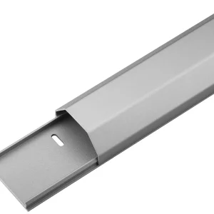 Goobay Half-Round Aluminium 50mm 1.1m Cable Duct – Silver