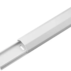 Goobay Half-Round Aluminium 33mm 1.1m Cable Duct – White
