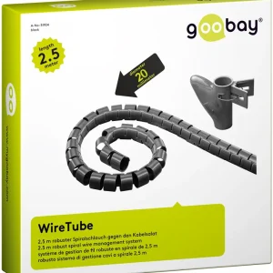 Goobay Cable Duct 2.5m Robust Spiral Cable Wrap