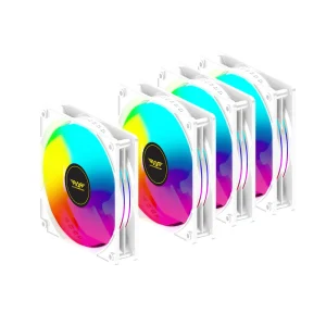 Armaggeddon ARGB Kit 6000 Pro Cooling 12cm Fan Kit – White