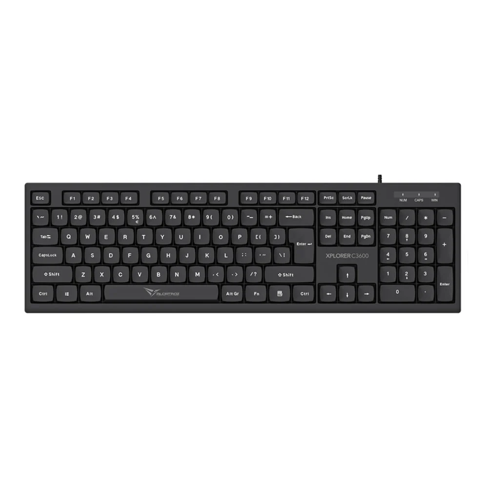 Alcatroz Xplorer C3600 Wired Keyboard and Mouse Combo - Image 2