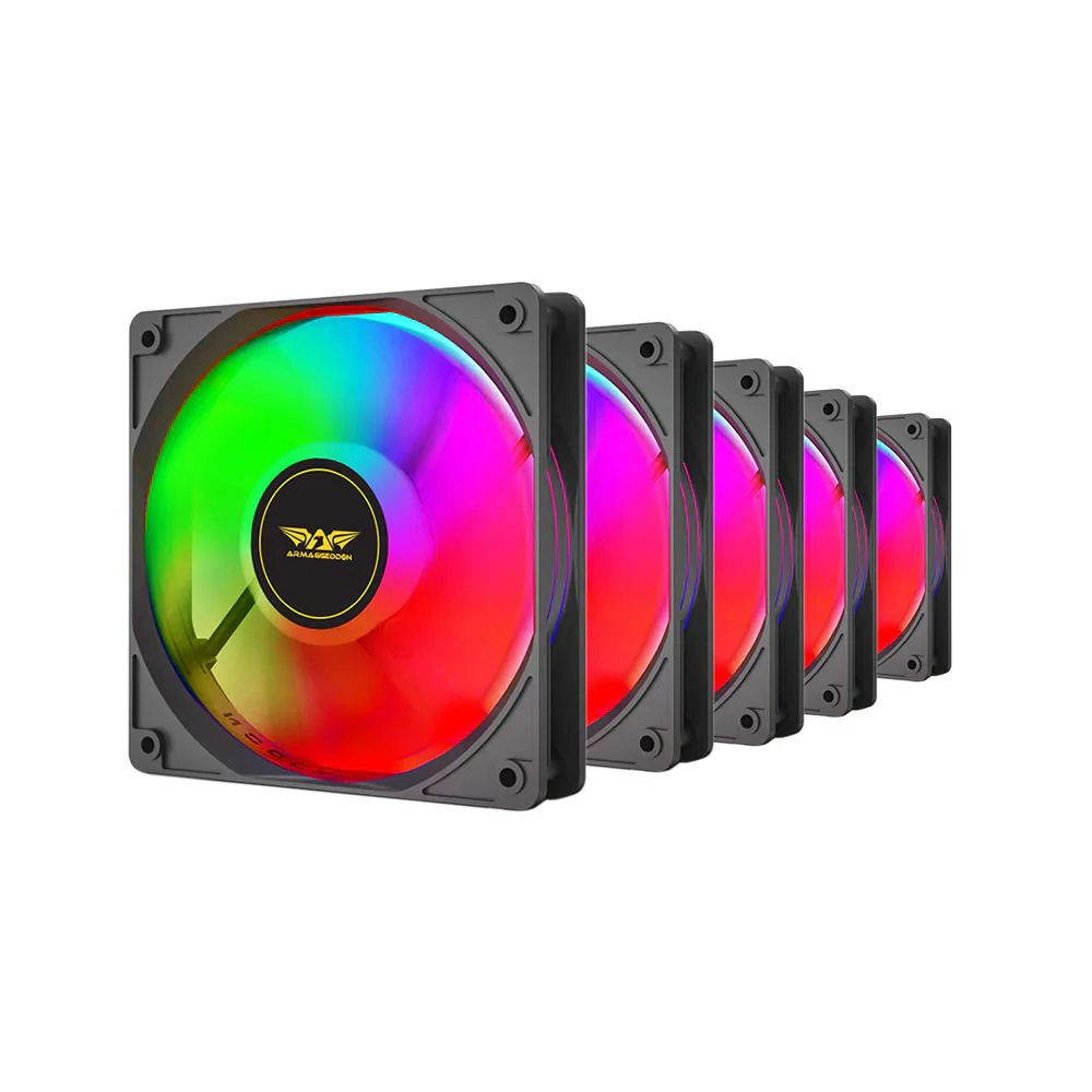 Armaggeddon Chroma Kit 3000 Cooling 12cm Fan Kit - Black