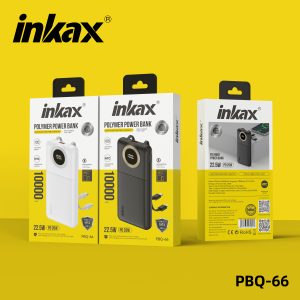 Inkax PBQ-66 PD20W 10000mAh Power Bank W/Cable