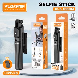 Plokama LIVE-K6 100cm Selfie Stick