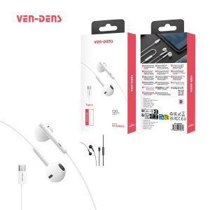 VEN-DENS VD-EAR010 1.2m Type-C Earphone