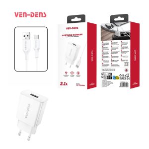 VEN-DENS VD-TC016BA 2.1A Charger – Type-C