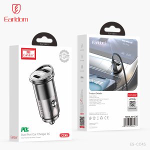 Earldom ES-CC45 PD*2 36W Car Charger