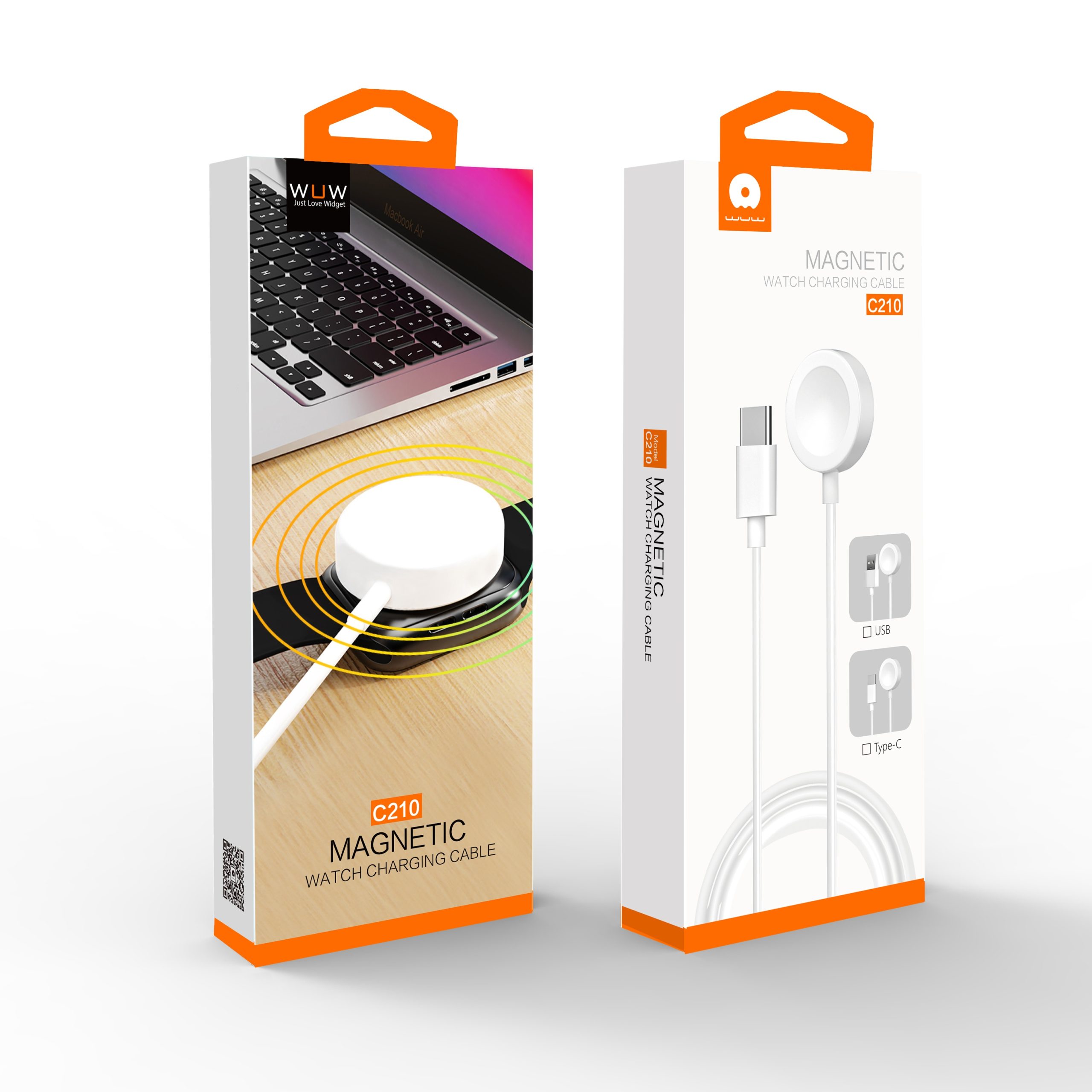 WUW-C210 Type-C Watch Magnetic Charger