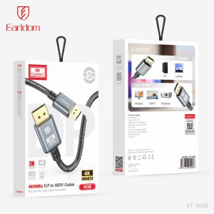 Earldom ET-W38 2m Display Port Cable