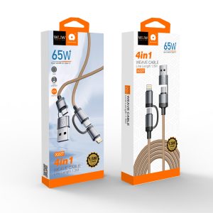 WUW-X227 65W 1.5m 4in1 Cable